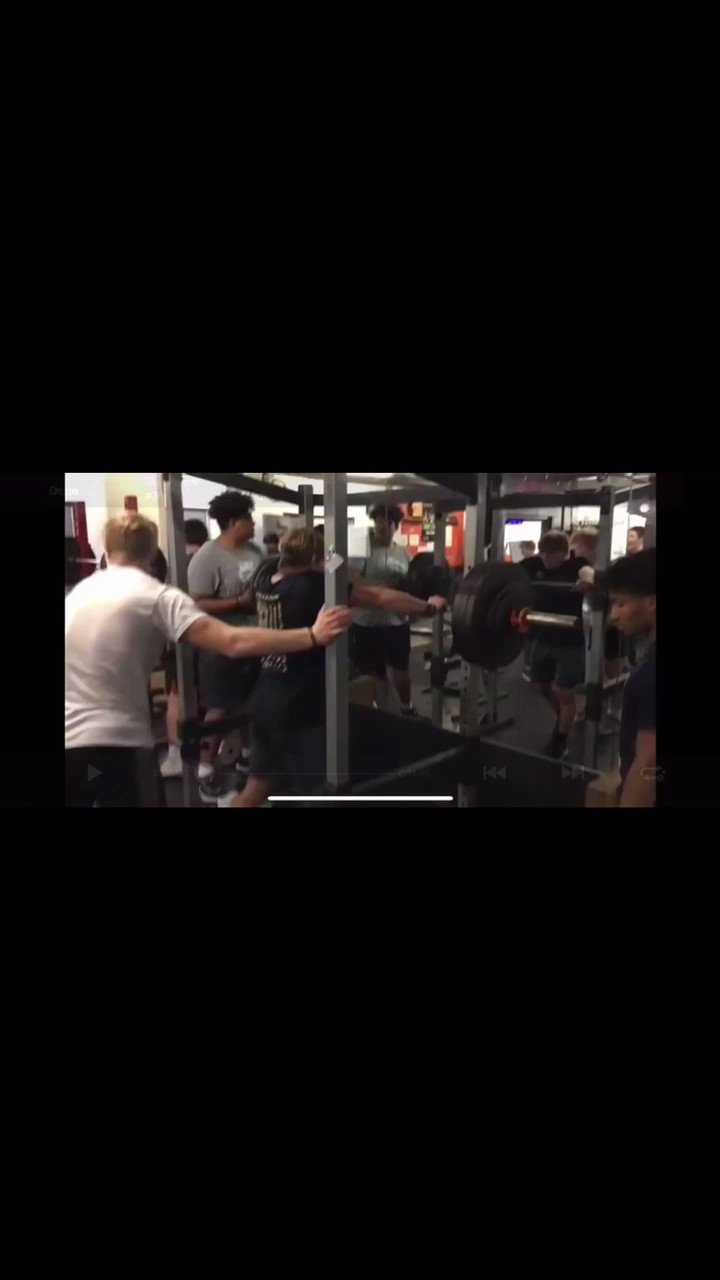 AJ Slivka on Twitter "385 squat, 215 bench, and 180 hang clean at 180