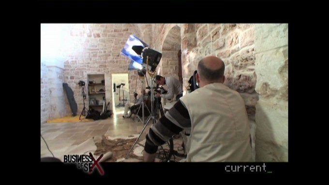 A clip from the behind-the-scenes documentary. All you wanted to know about a #porn set in #Italy ????
