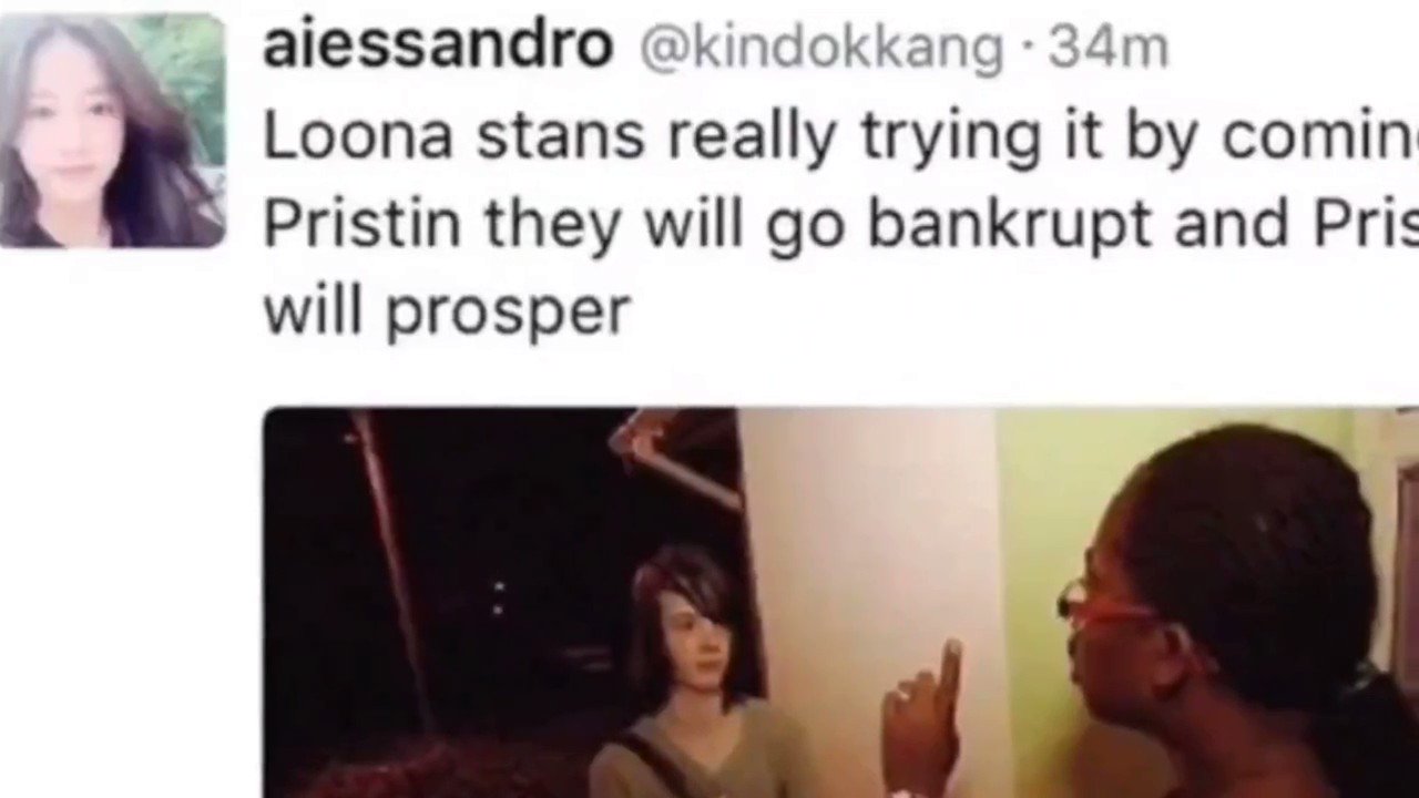 Jisoo's rumoured partner on Twitter "Loonakarma updated hitlist as