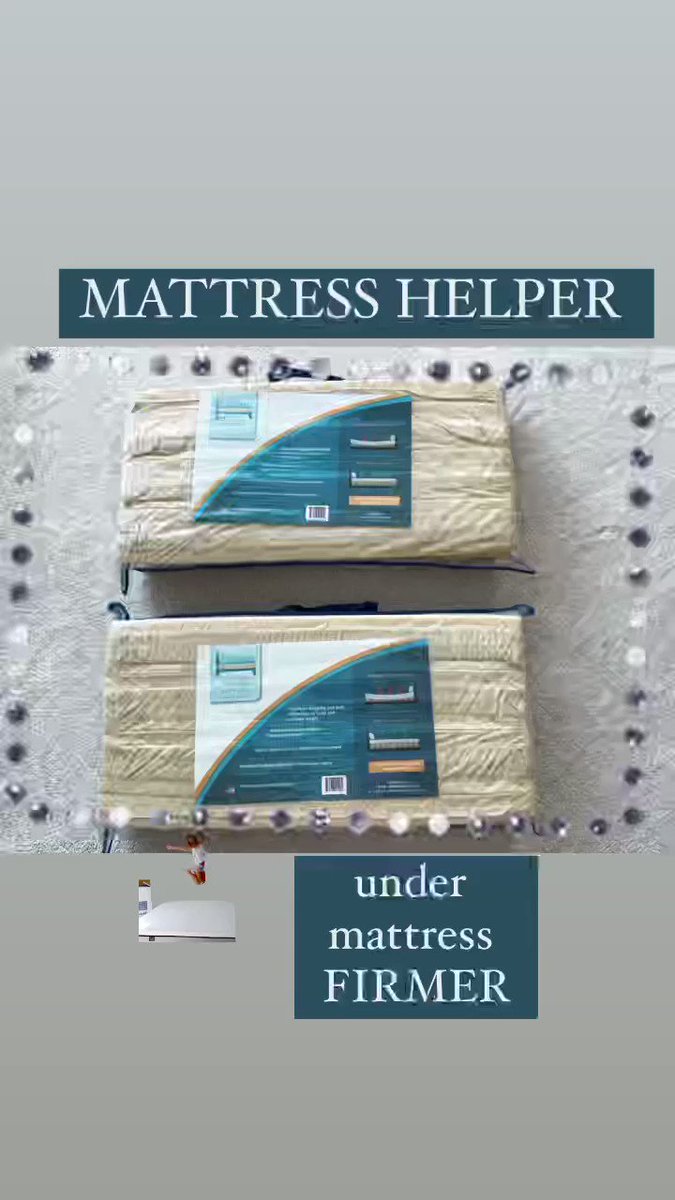 Under Mattress Support - Fix Your Sagging Mattress with Mattress Helper  Firmer Solution for Mattresses -Single Side Coverage (Half Full/Queen)