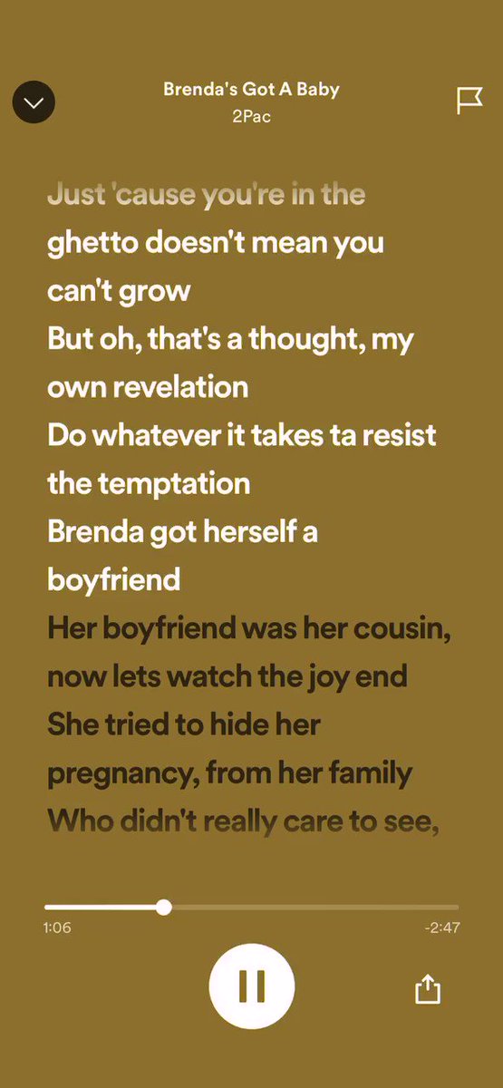 “Brenda’s Got A Baby” by 2pac us legitimately one of the worst songs I’ve ever heard in my entire life. I don’t know where to start. It’s sub-Precious: Based On The Novel Push By Sapphire levels of black suffering and melodrama. Even the opening notes of the song make me shudder https://t.co/ms9i8m3PgM