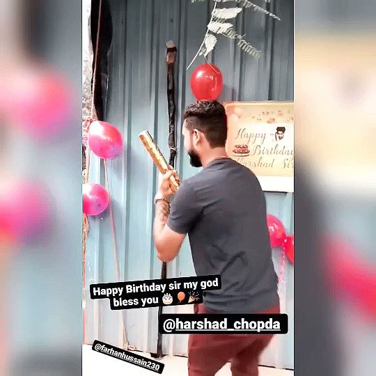 Harshad\s cutest welcome on sets Yrkkh team HAPPY BIRTHDAY HARSHAD CHOPDA 