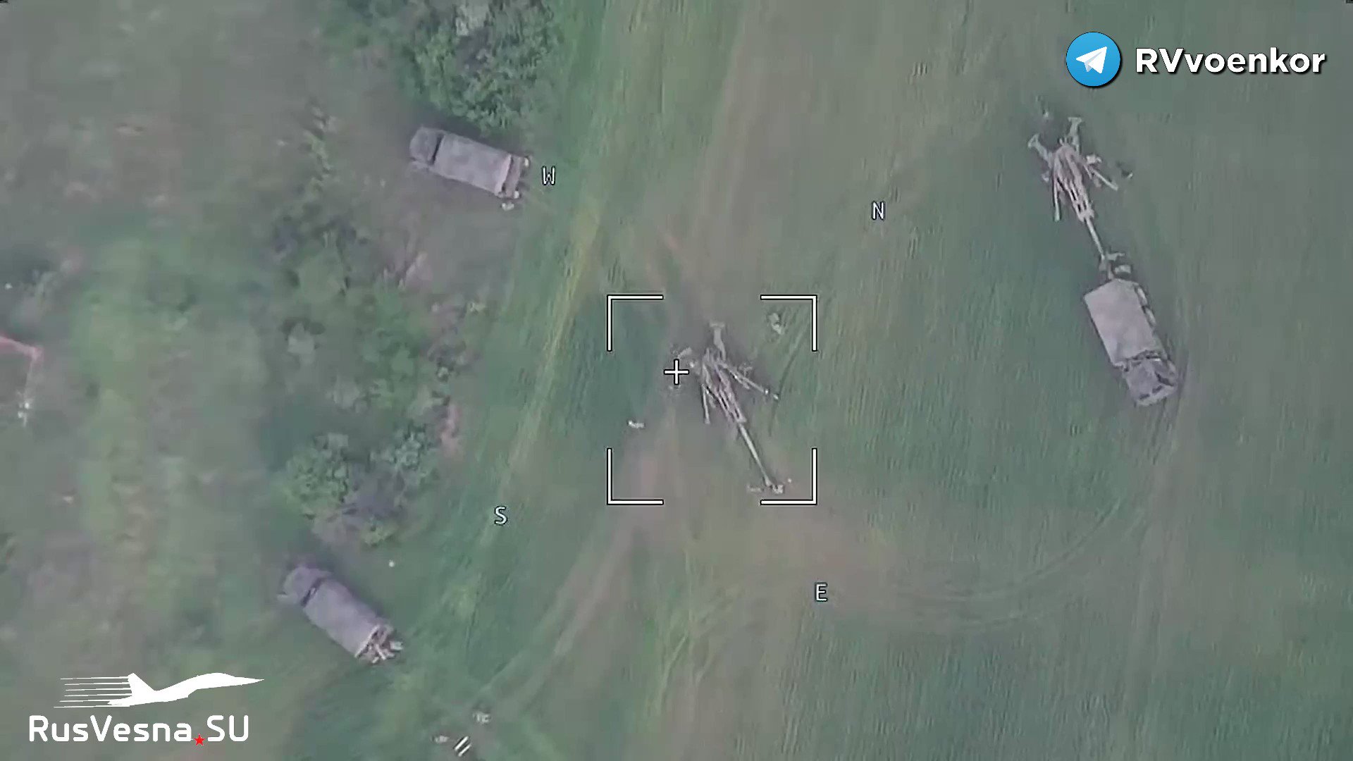 [情報] M777被俄軍無人機投彈攻擊影片
