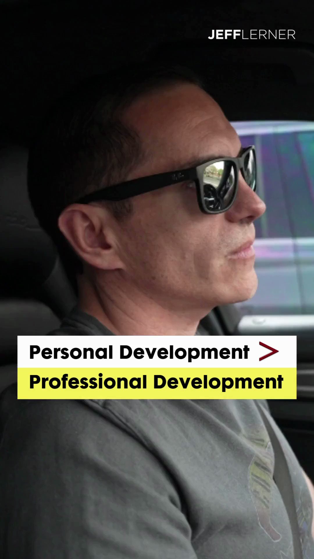 @thejefflerner: Personal development will make you more successful than professional development. Why?Because continuously growing and improving as an individual gives you the skills to excel in ALL areas of your life, not just professionally.