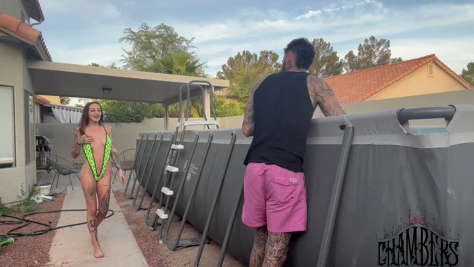 Oops did I seduce the fine ass pool boy? Yes @inkfit_ ?? https://t.co/X2bTJOI7tu