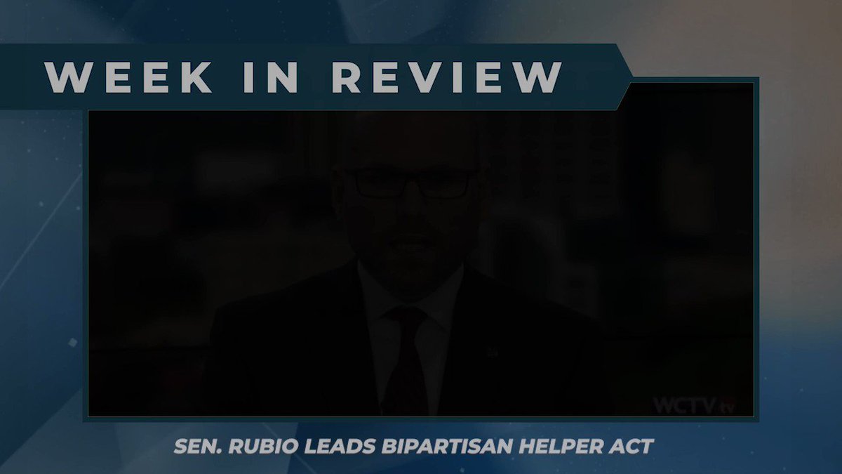 Important how @SenRubioPress promotes Broadcasting by giving u a clip of how to edit to 1 minute &amp; :31 the “week in review” of a Senator in 🇺🇸. ex...Helping PD &amp; Teachers become homeowners. While socialist Warren gets thousands of likes &amp; lied abt going after 1% &amp; Goldman Sachs!  