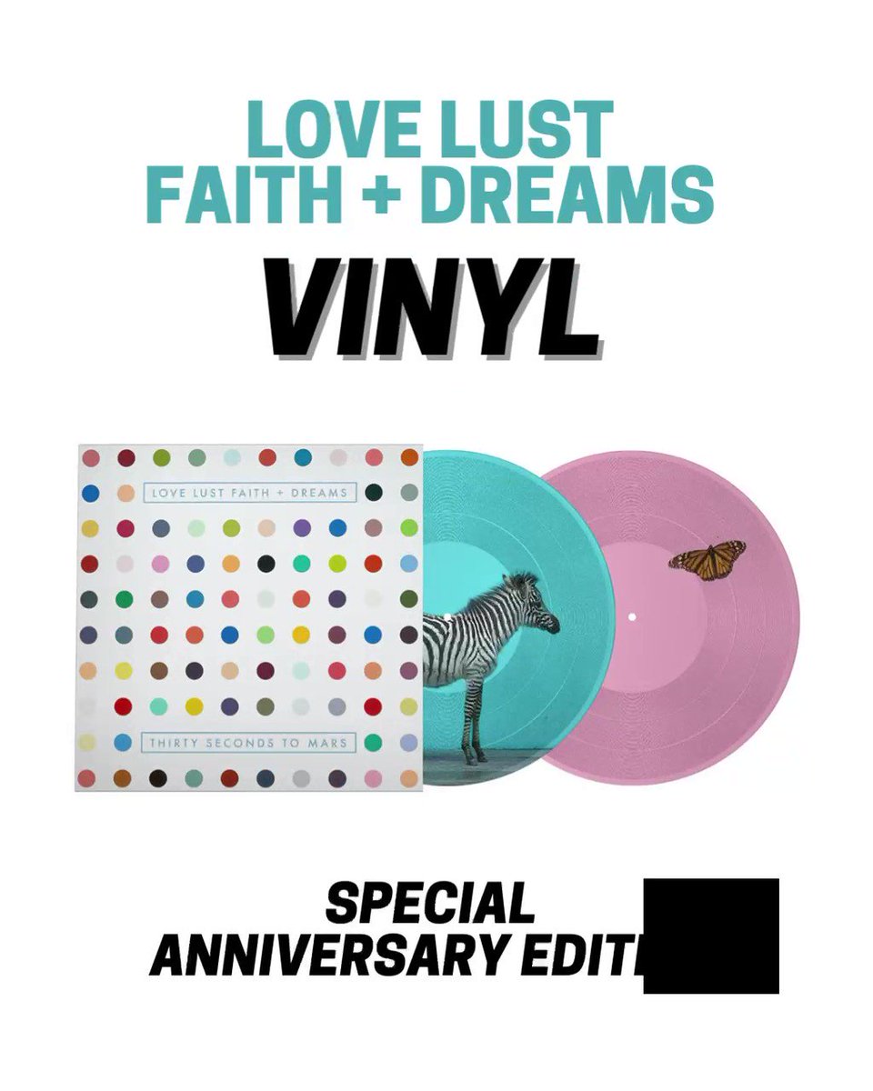 Love Lust Faith And Dreams Vinyl 