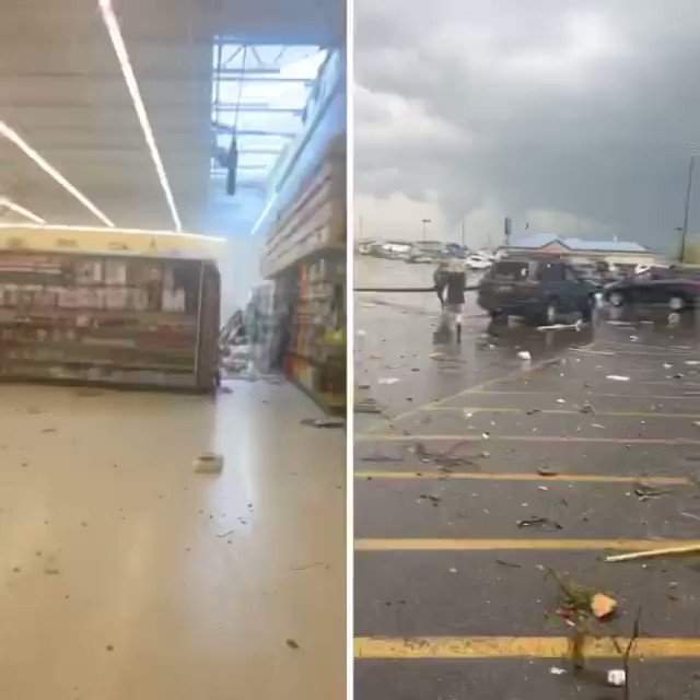 Chad on Twitter "Here's video of a Hobby Lobby in Gaylord, MI after taking a direct hit from a