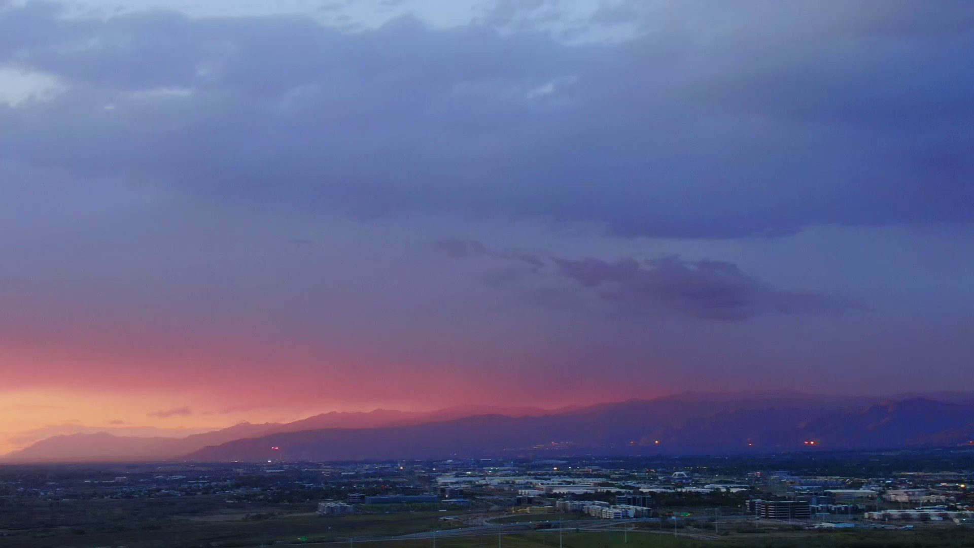 SLCScanner on Twitter "This tonight’s sunset from Bluffdale Utah 