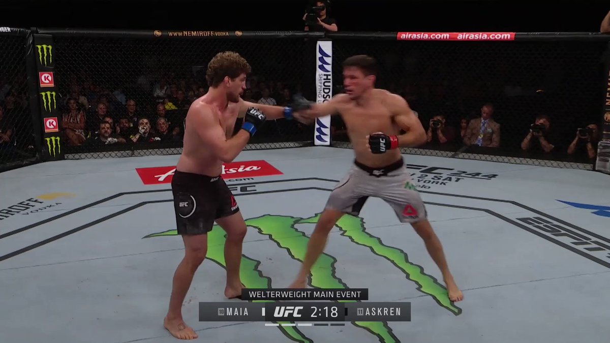 RT @Ocelot_MMA: 26 October 2019 

Ben Askren 

Rear-naked choke https://t.co/FcRJA8KK8k