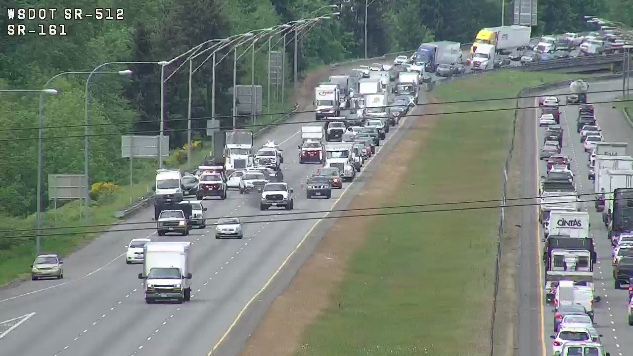 WSDOT on Twitter "Puyallup Here is a look at westbound SR 512