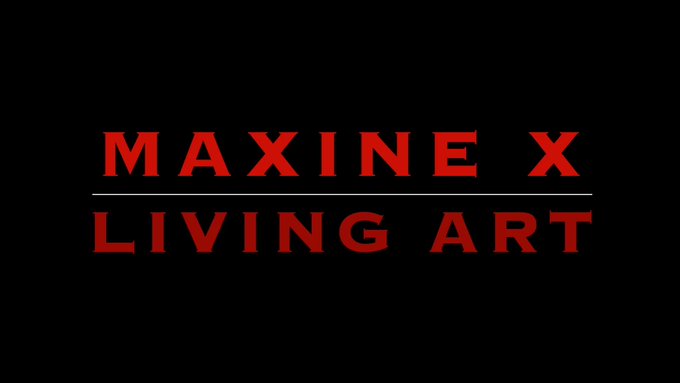 "MAXINE X LIVING ART" @TheRealMaxineX 

https://t.co/5XZ0wDuEcg #DID 

#BONDAGE #NIPPLECLAMPS #BOUNDANDGAGGED