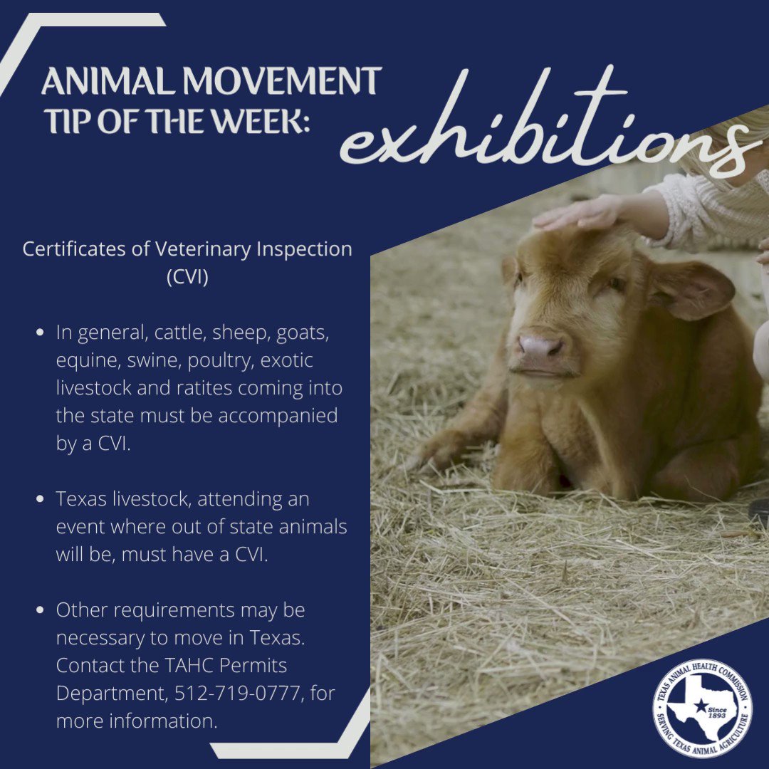 Texas Animal Health Commission on Twitter: Texas Animal Health Commission on Twitter: