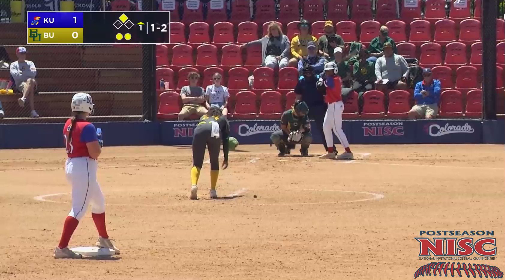 Postseason NISC on Twitter "TIE GAME! BaylorSoftball ties the game