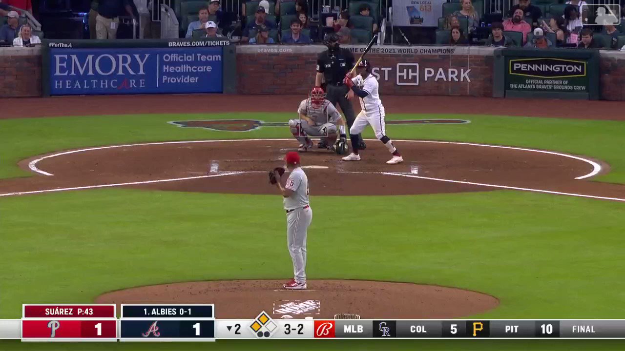 Atlanta Braves on Twitter "Scoring early tonight 🤩 ForTheA ozzie