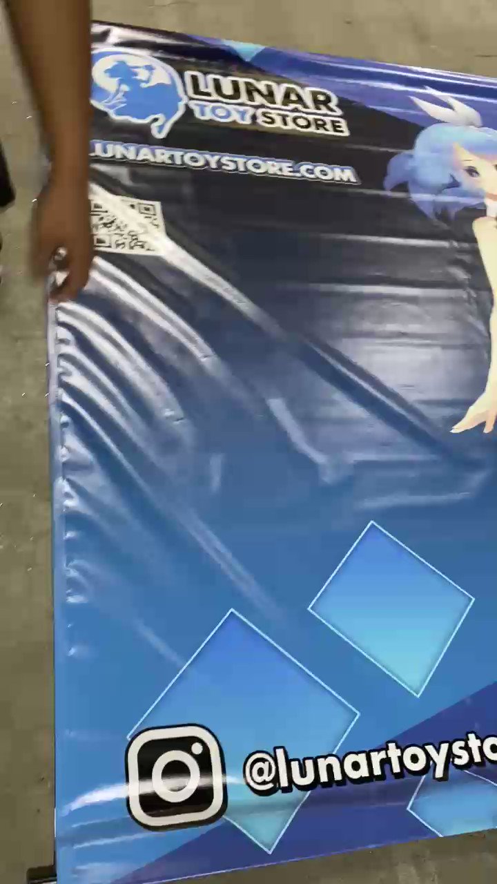 Lunar Toy Store on Twitter "Setting up banners now, some pf our poles are broken so we’re