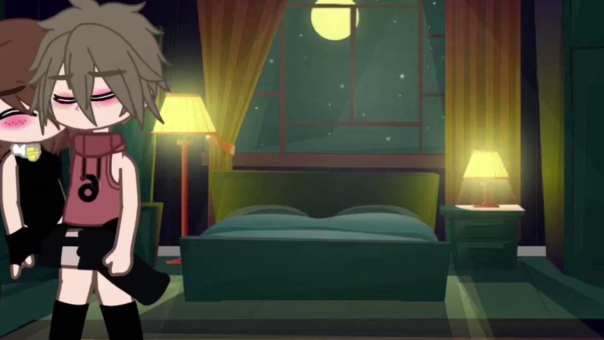 The captivating gaze of a Gacha character promising untold pleasures