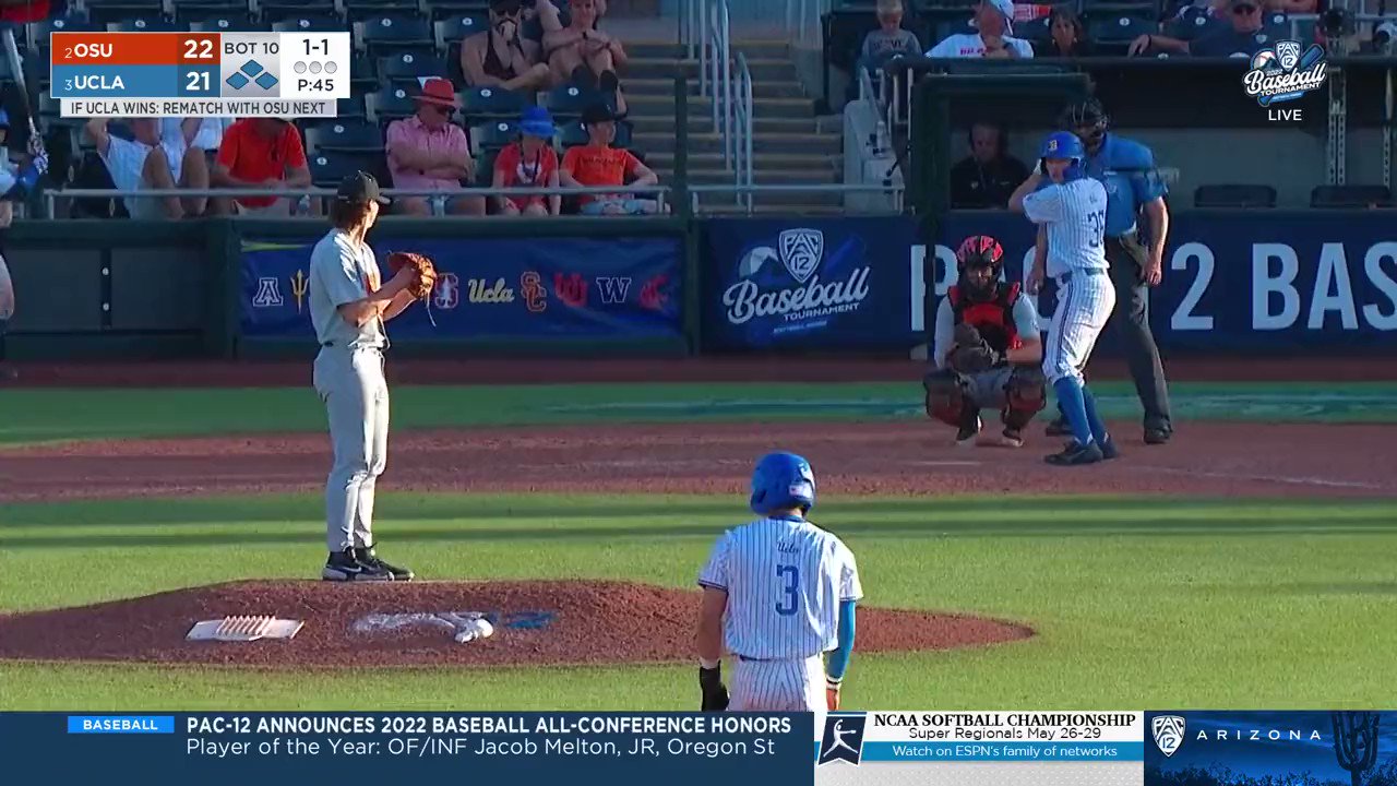 D1Baseball on Twitter "Bases loaded balk to tie it for UCLA in the 10th!!! https//t.co