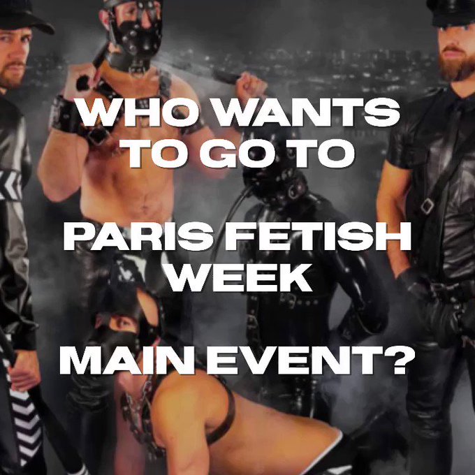 ? WIN 4 TICKETS

??PARIS FULL FETISH PARTY ??

?Saturday June 4

?to enter, DM us with #paris 

?Contest