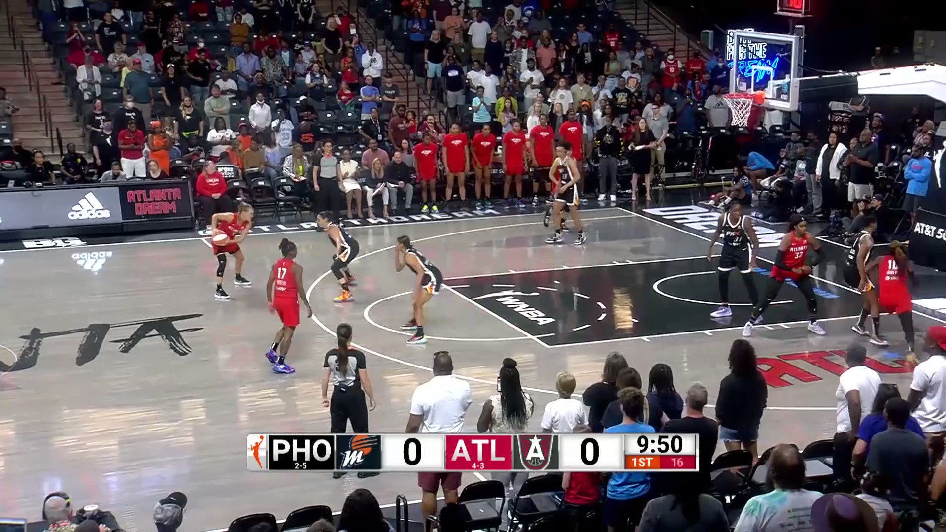 Atlanta Dream on X: First possession = execution🔥 *chef's kiss