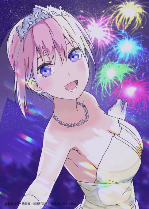 ifさんがTwitterに投稿した中野一花(五等分の花嫁)のイラスト。