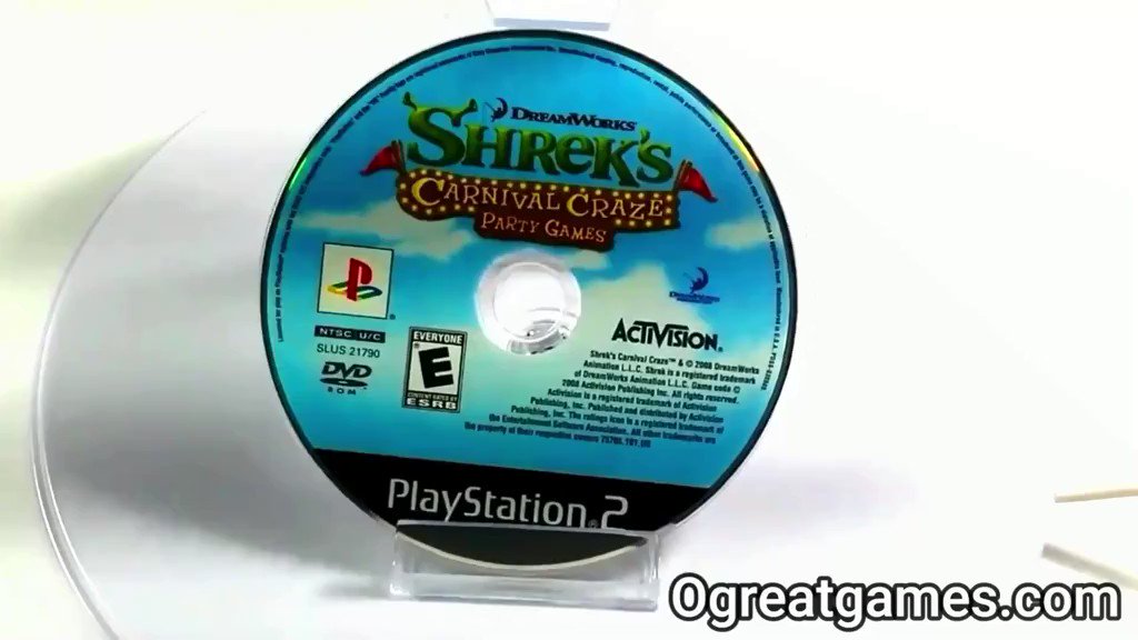 Shrek's Carnival Craze Party Games: Experience The Fun - PS2 Game

Play the most insane party games in PlayStation 2 with Shrek's Carnival Craze. 
https://t.co/0KH3bIWUpf
#playstation2 #party #activision https://t.co/8I5E7GQnLp