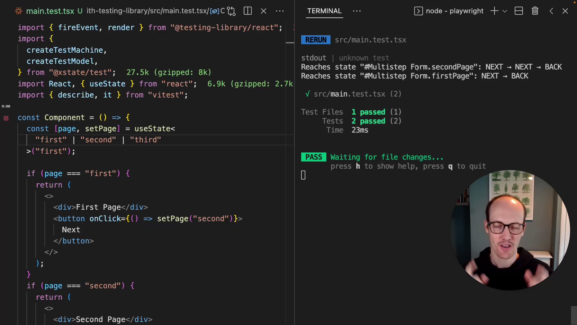 Stately on Twitter "🔥 XState Test v1 Alpha released 🔥 Do you want DRY