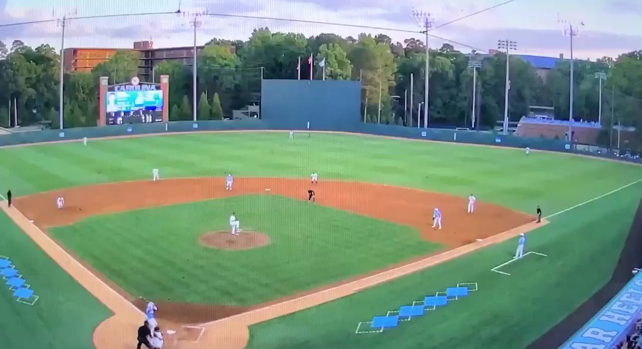 InsideCarolina on Twitter "Here’s the play from the 3rd inning that