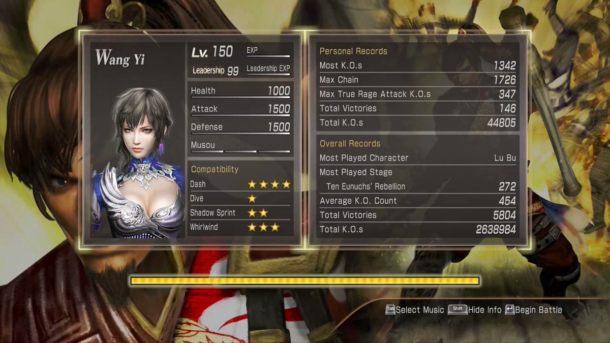 #DynastyWarriors8XtremeLegends
Steam Speedrun
Recapture of Chang'an (Coalition Forces)
00