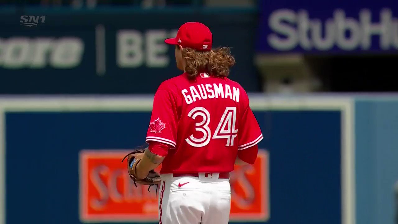 Talkin' Baseball on X: The Blue Jays broke out their red Canada Day jerseys  this Sunday afternoon  / X