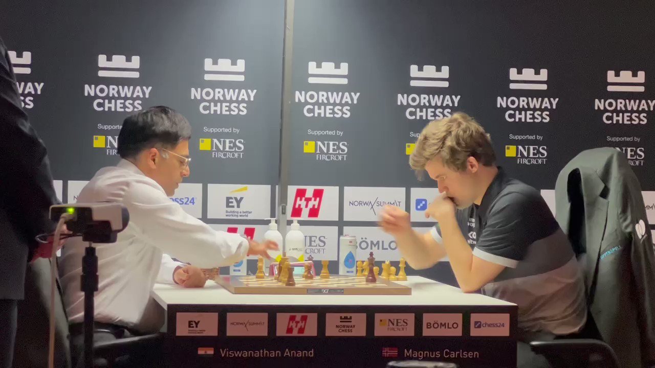 chess24.com on X: Vishy Anand isn't only back in rapid chess — he's just  beaten MVL in classical chess in Round 1 of #NorwayChess and is up to world  no. 11 on