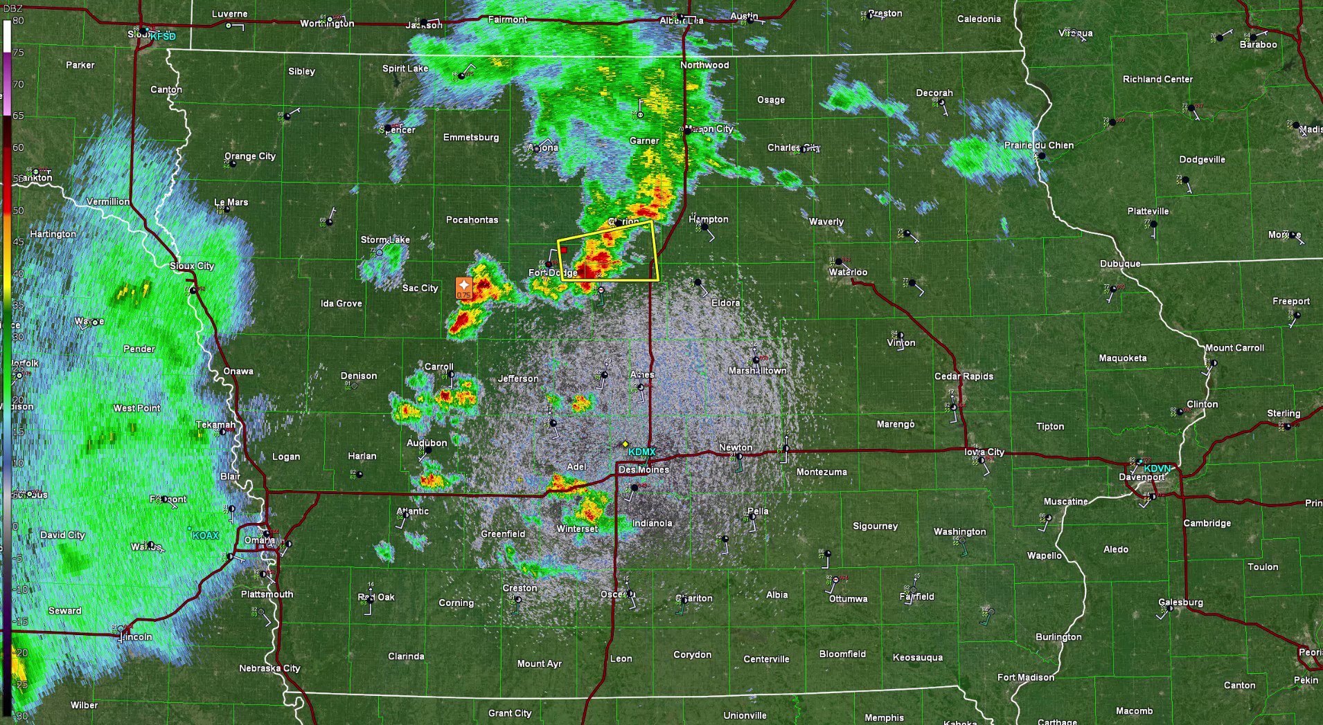 NWS Des Moines on Twitter "322 PM Radar Update Multiple