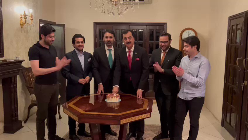Happy birthday to Yousaf Raza Gillani sb 
