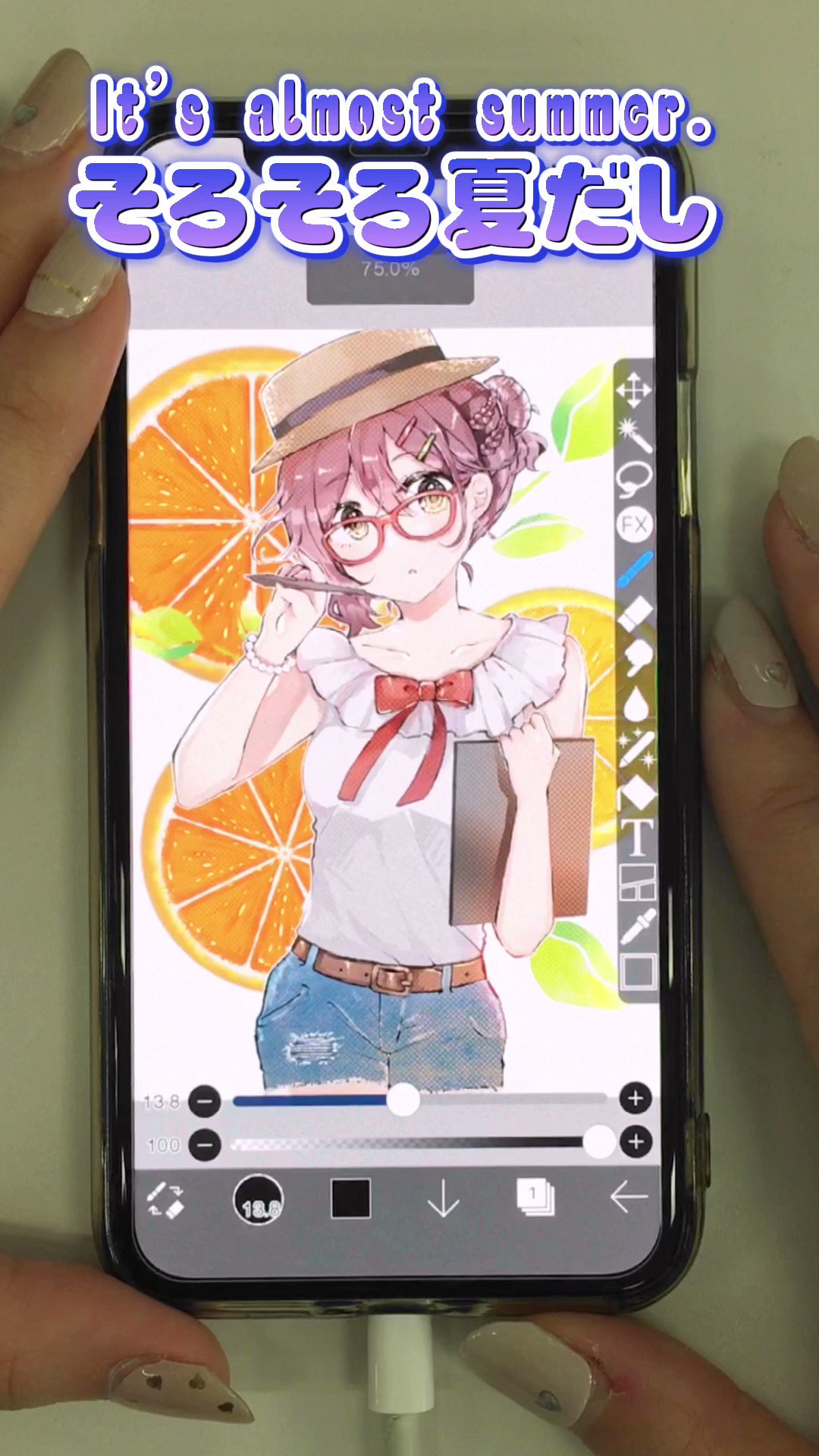アイビスペイント Ibispaint 水滴フィルター を使ってさわやかな水滴を作ろう アイビスメイキング T Co 9agaqbkdvc Twitter
