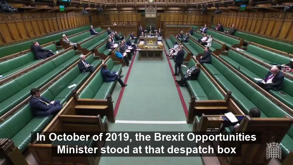 I've read & spoken to @FigandPen about the unmitigated disaster that Brexit has been for her business. Today, speaking for @theSNP I challenged  Brexit Opportunities Minister to say how long she and thousands of others must wait for his promised "broad, sunlit uplands" to arrive 