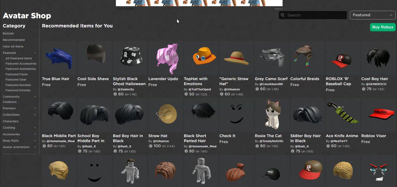 Roblox: All Of The Free Faces In The Catalog