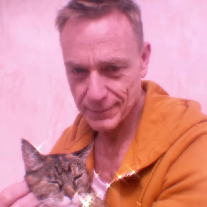 Happy 58th Birthday, Ben Daniels!!!   Ben with his lovely lady cat, Lilli   ( : Ben s Instagram bendanielsss) 