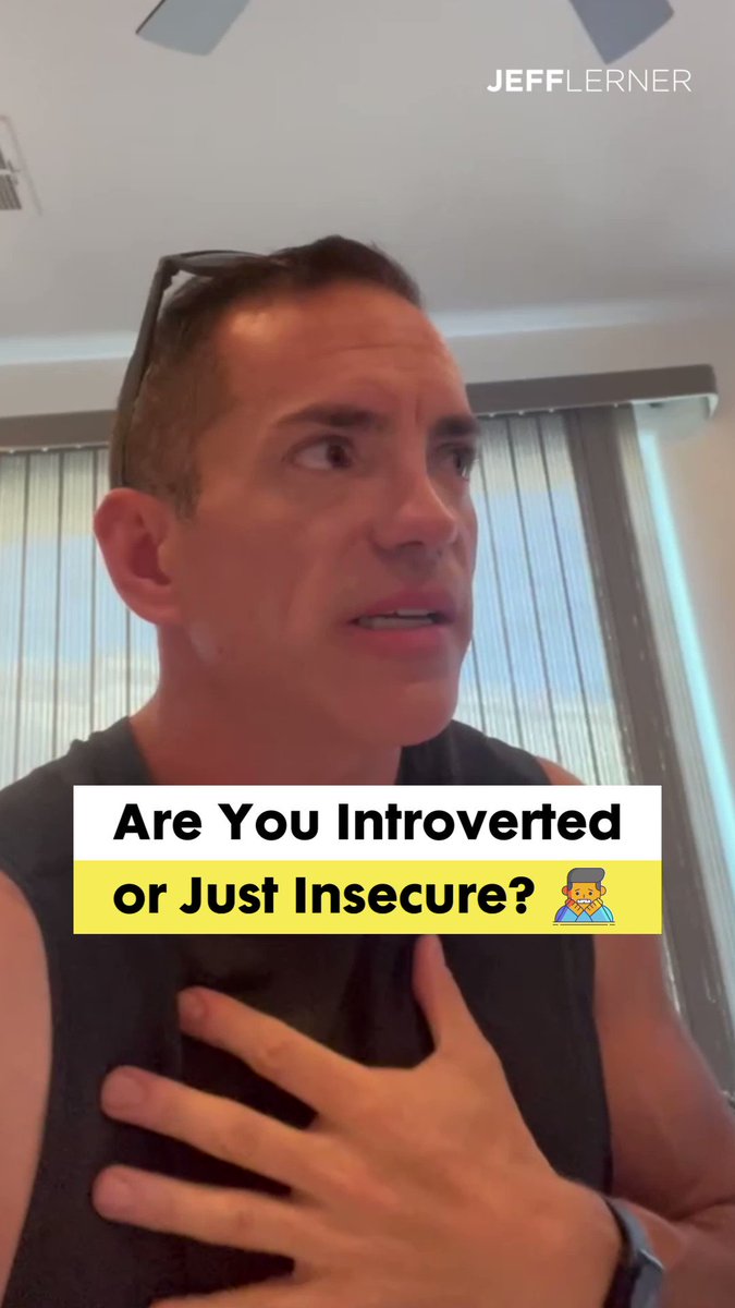 Stop confusing your introversion with insecurity.
#Introverts tend to be more insecure regarding social events and the idea of...