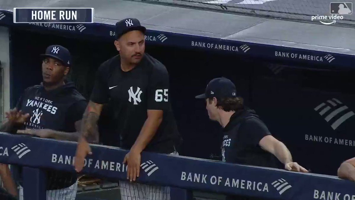 RT @nyporchsport: Yankees new home run celebration is Gerrit Cole smacking Nestor Cortes’ ass. https://t.co/34seSxKc8E