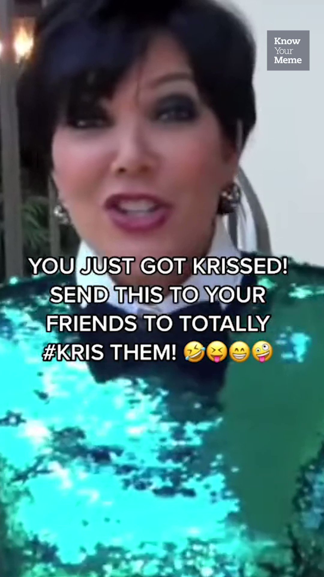 Know Your Meme on Twitter "“Krissed” refers to TikTok’s newest series