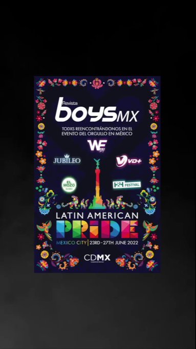 BoysMx de junio tiene muchos invitados ?? Una edición especial Gay Pride México. ?????? Nos vemos en