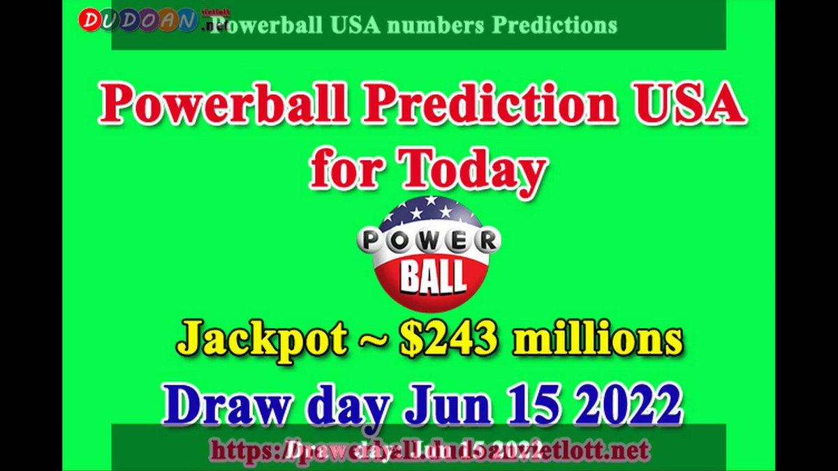 How to get Powerball USA numbers predictions on Wednesday 15-06-2022? Jackpot ~ $243 millions -> https://t.co/bO04dvEiKI https://t.co/z0T736a39Q