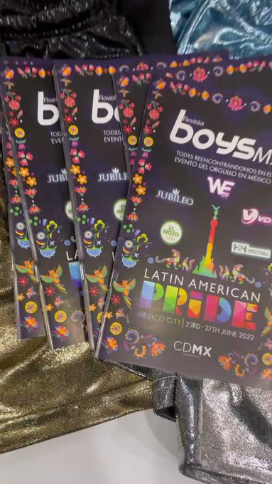 Hey Boys! @revistaboysmx gratis en @MoskoUnderwear Zona Rosa. Ven y alista tu outfit Pride en su boutique