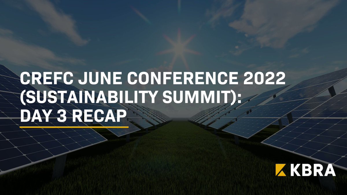 KBRA on Twitter "The final day of the CREFC conference featured the