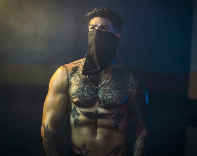 Croy is a tattooed stud who loves dominating his slave...get on your knees for this jock. #JockMenLive