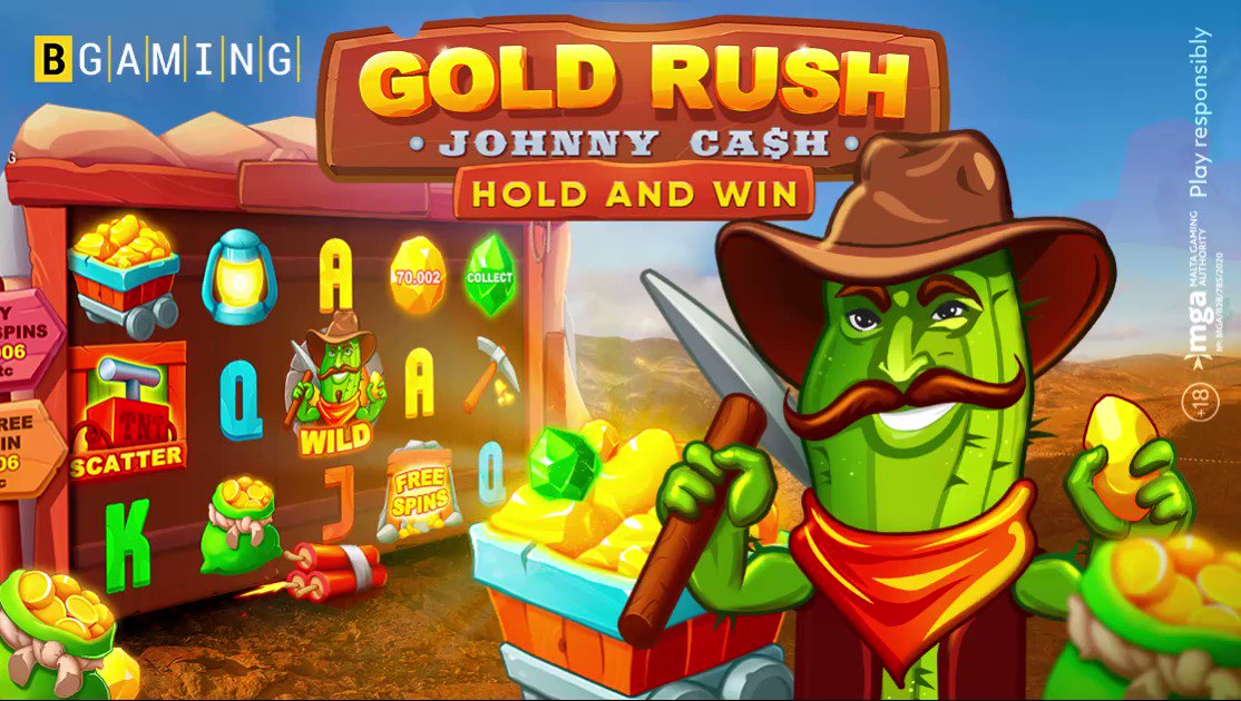 Meet BGaming&#39;s new title, &#39;Gold Rush with Johnny Cash&#39; with Hold and Win feature.

We introduced a Gold Respin Feature that can reward a player with a Jackpot of up to 5000x total bet. 

Demo of the game is already available on our website. Check it out!