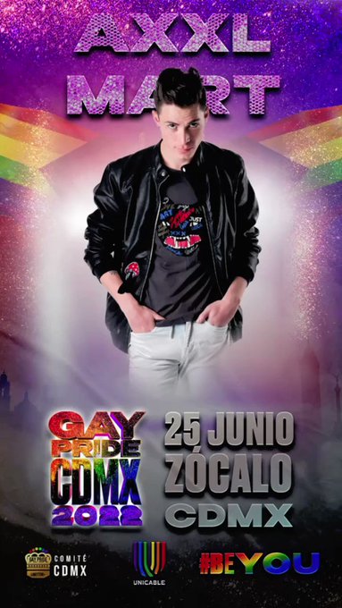 ? Nos vemos en el Zócalo ? #AxxlMart #Pride #PrideCDMX22 https://t.co/AdinbPRMHd