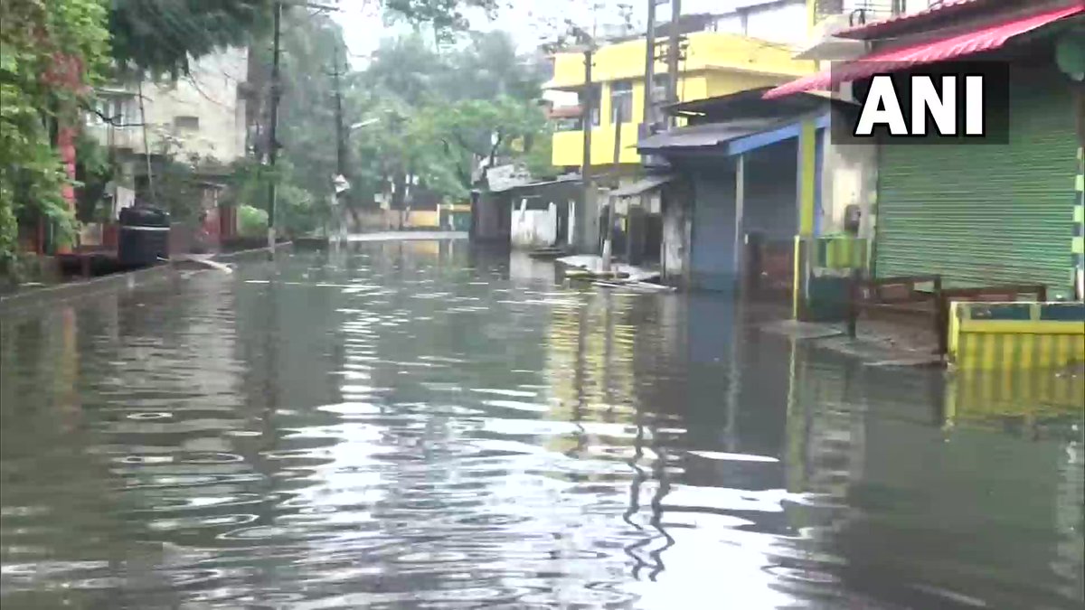 #WATCH | Assam: Incessant rainfall causes severe waterlogging in Rukmini Gaon ar…