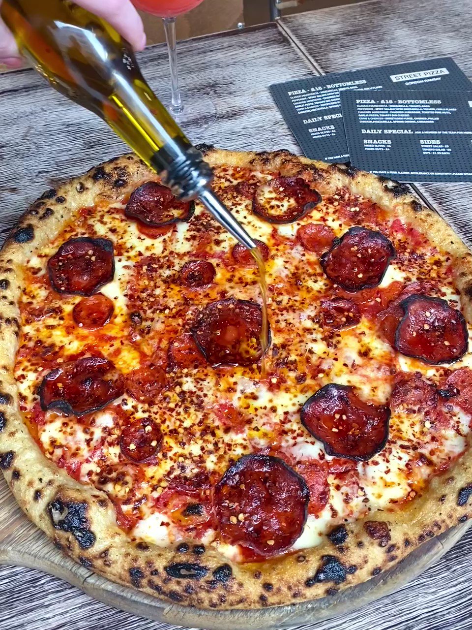 Gordon Ramsay on Twitter "Street Pizza fresh out the oven and topped