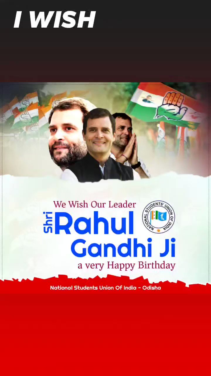 Happy Birthday Rahul Gandhi ji     